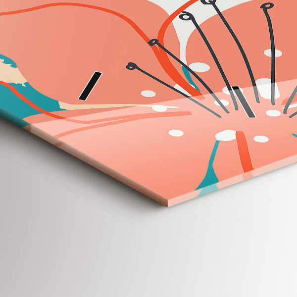 Horizontálne hodiny Havajské rastliny