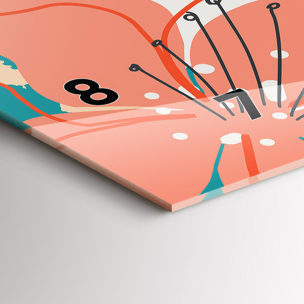 Horizontálne hodiny Havajské rastliny