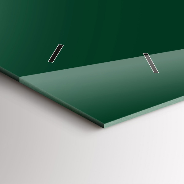 Horizontálne hodiny Farba fľaše zelená