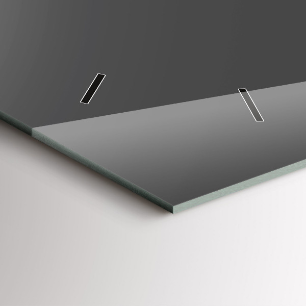 Horizontálne hodiny Farba šedá