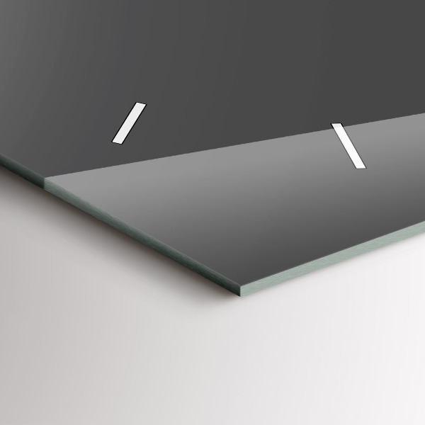 Horizontálne hodiny Farba šedá