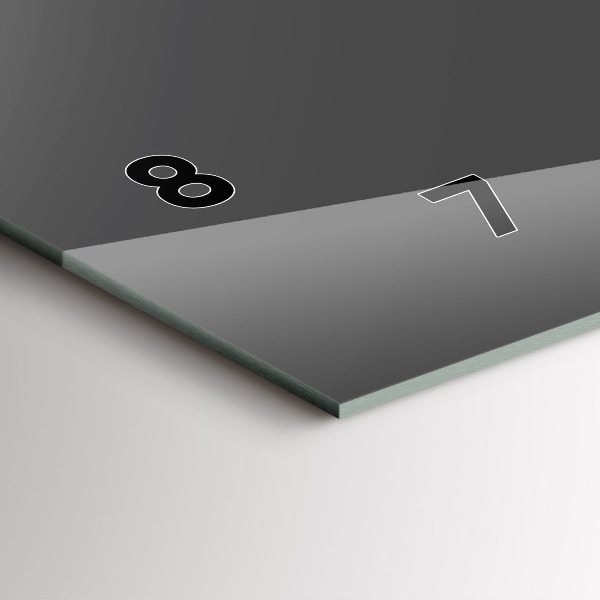 Horizontálne hodiny Farba šedá