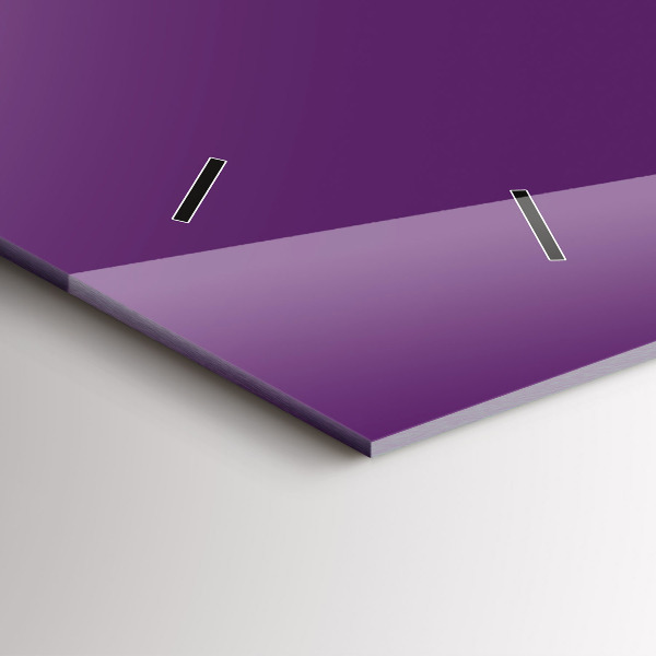 Horizontálne hodiny Fialová