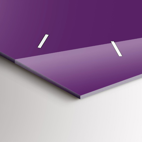 Horizontálne hodiny Fialová