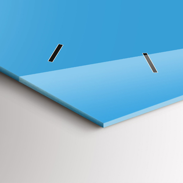 Horizontálne hodiny Farba modrá