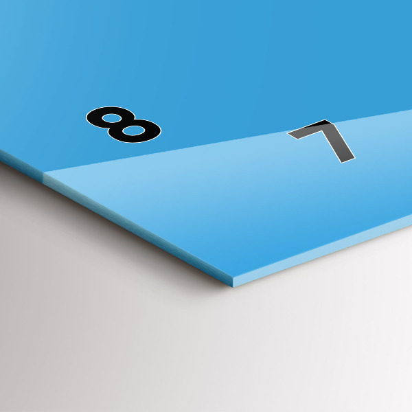 Horizontálne hodiny Farba modrá