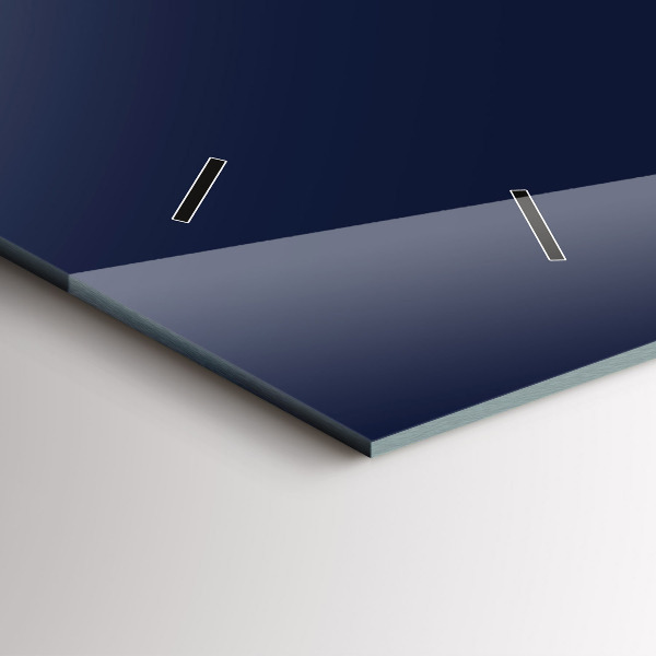 Horizontálne hodiny Tmavá námornícka modrá farba