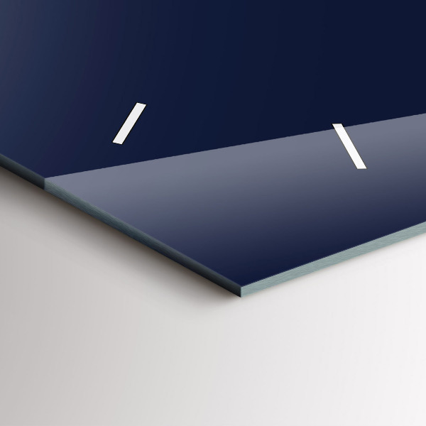 Horizontálne hodiny Tmavá námornícka modrá farba