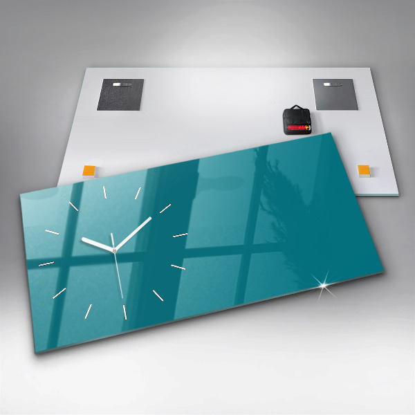 Horizontálne hodiny Farba mora