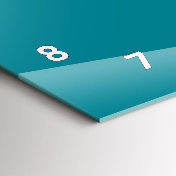 Horizontálne hodiny Farba mora