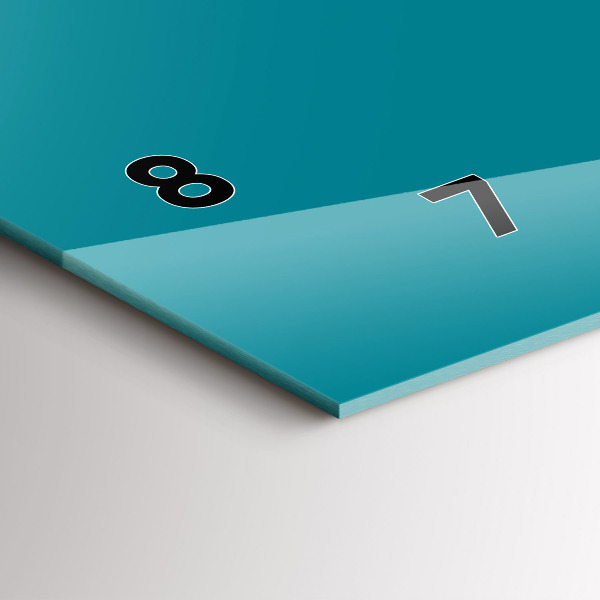 Horizontálne hodiny Farba mora