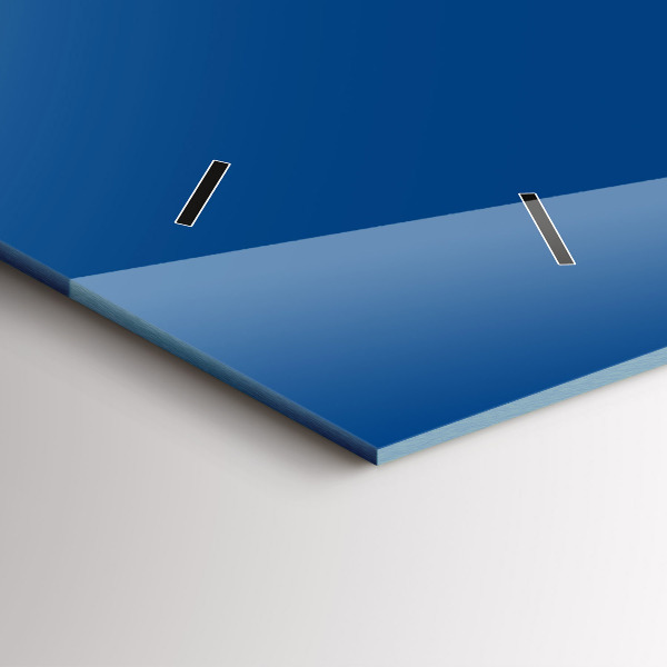 Horizontálne hodiny Farba modrá