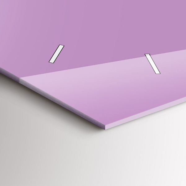 Horizontálne hodiny Lila farba