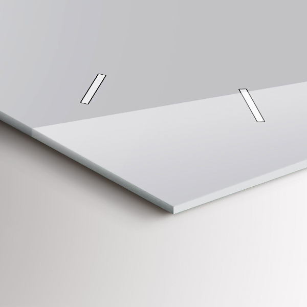 Horizontálne hodiny Svetlo šedá farba