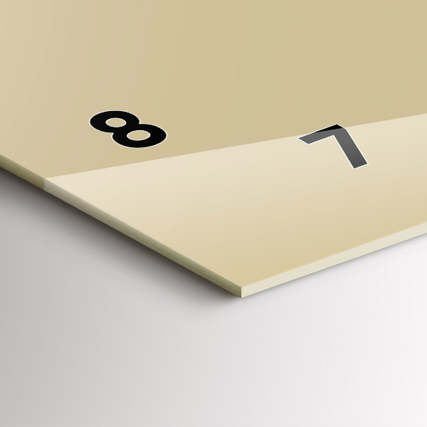 Horizontálne hodiny Béžová farba