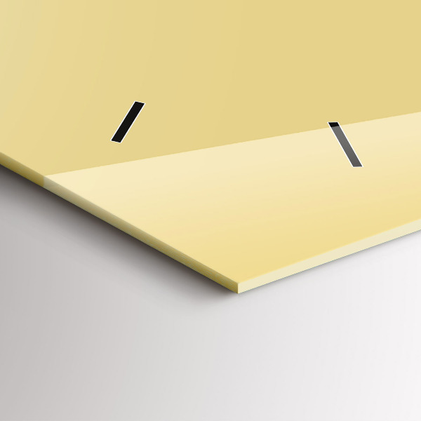 Horizontálne hodiny Krémová farba