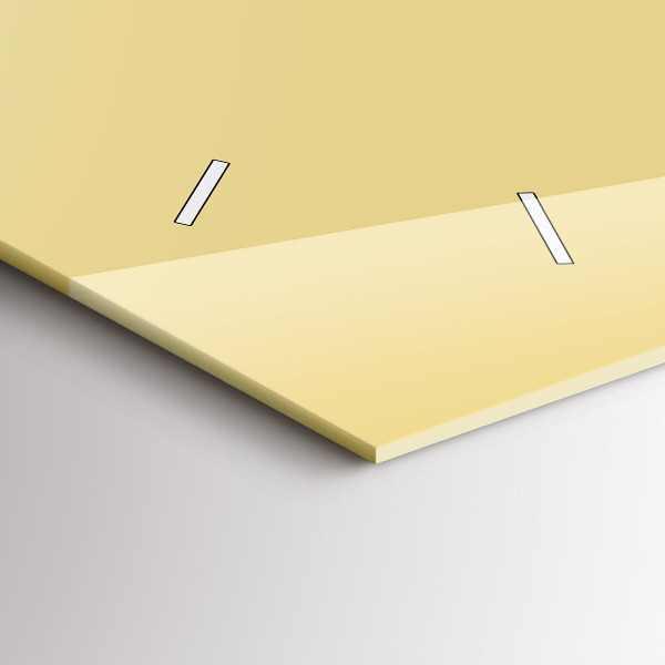 Horizontálne hodiny Krémová farba