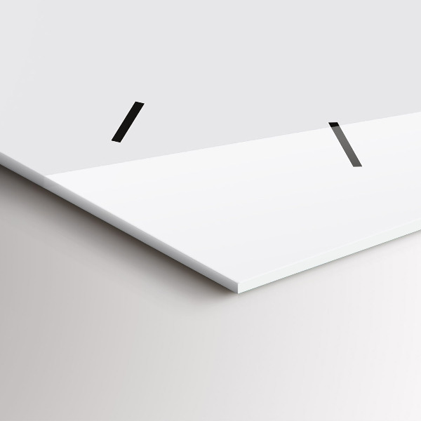 Horizontálne hodiny Farba tmavo biela