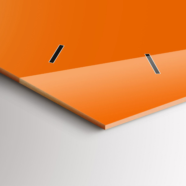 Horizontálne hodiny Oranžová farba