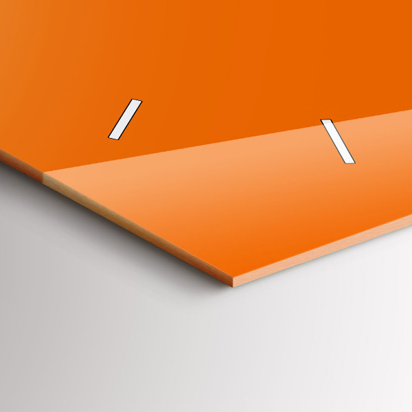 Horizontálne hodiny Oranžová farba