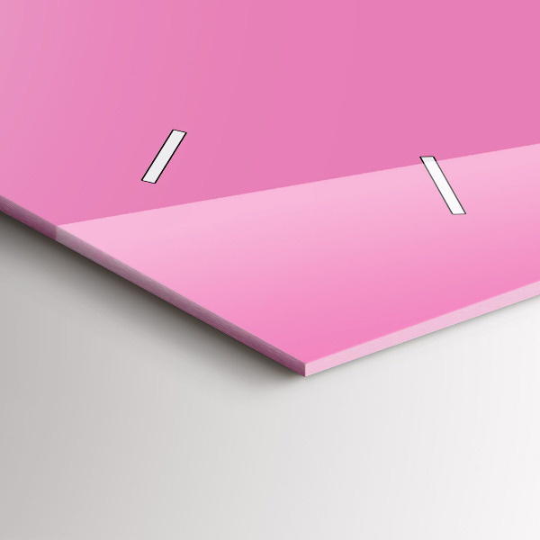 Horizontálne hodiny Farba ružová