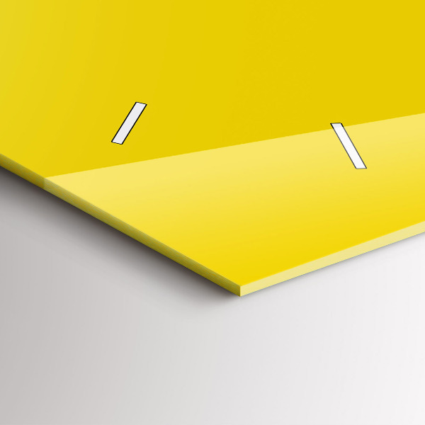 Horizontálne hodiny Svetlo žltá farba