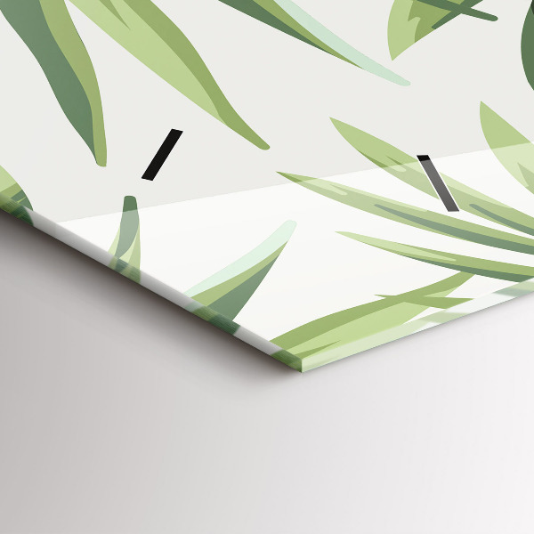 Horizontálne hodiny Tropický vzor