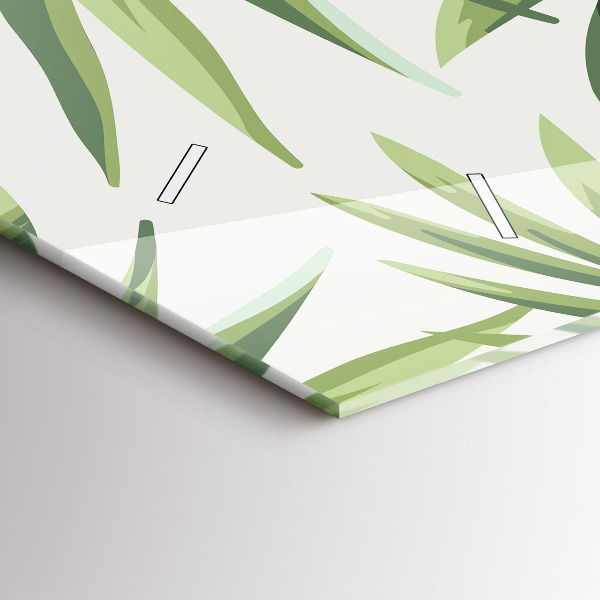 Horizontálne hodiny Tropický vzor