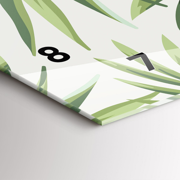 Horizontálne hodiny Tropický vzor