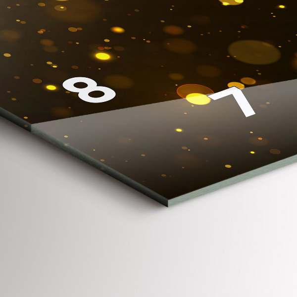 Horizontálne hodiny Zlatý peľ