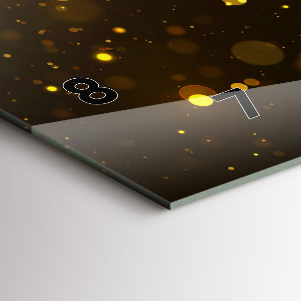 Horizontálne hodiny Zlatý peľ