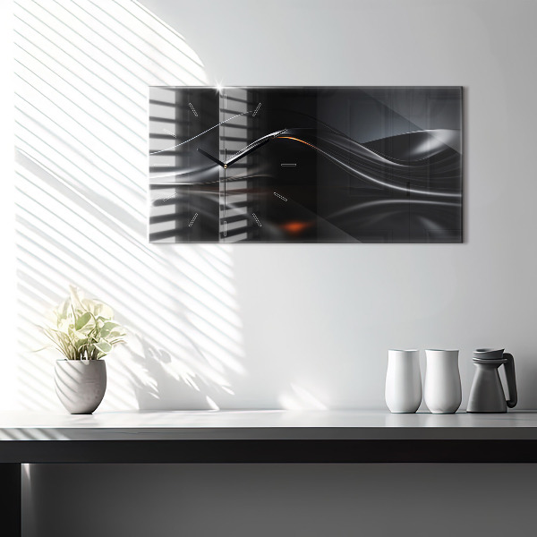 Horizontálne hodiny Abstrakcia