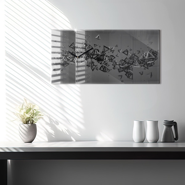 Horizontálne hodiny Abstrakcia