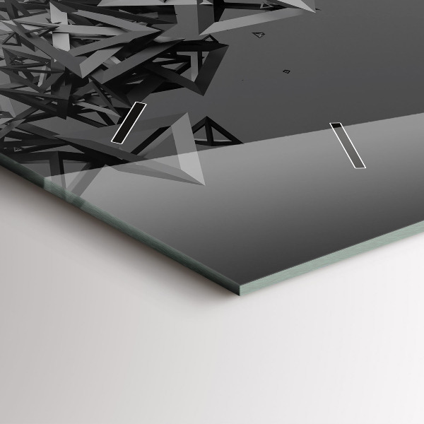 Horizontálne hodiny Abstrakcia