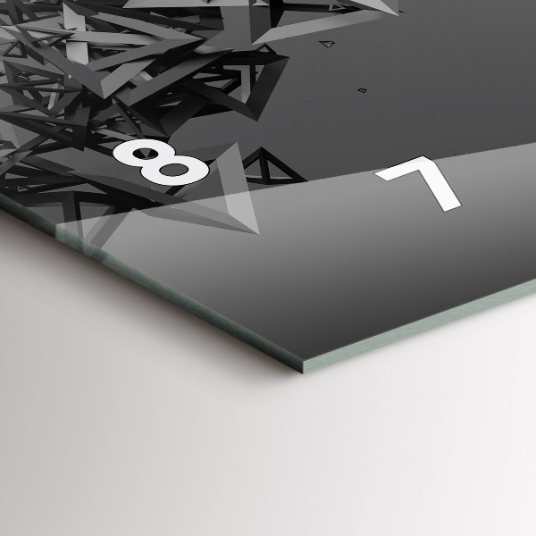 Horizontálne hodiny Abstrakcia