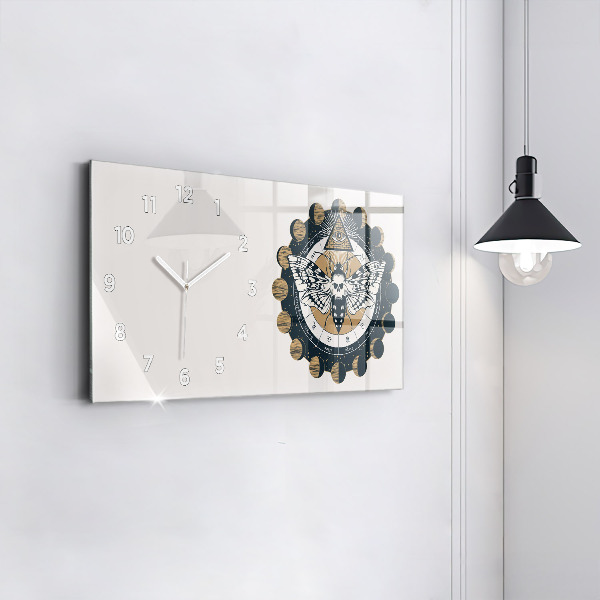 Horizontálne hodiny Fázy mesiaca a oko