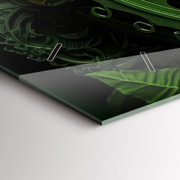 Horizontálne hodiny Zelený mechanizmus