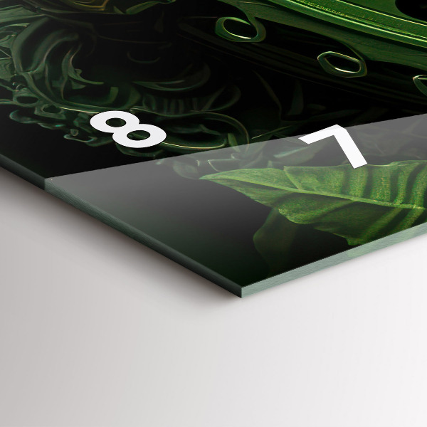 Horizontálne hodiny Zelený mechanizmus