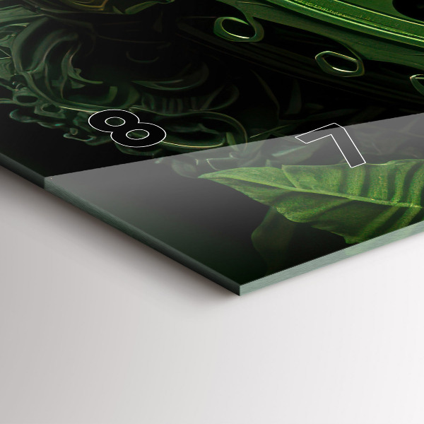 Horizontálne hodiny Zelený mechanizmus