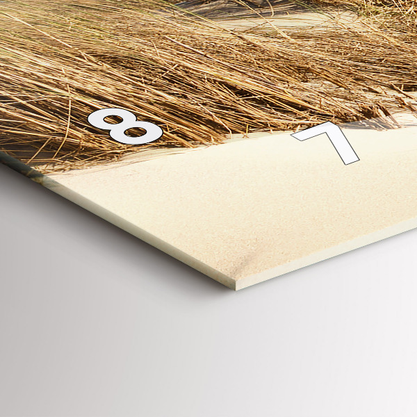 Horizontálne hodiny Výhľad na pláž