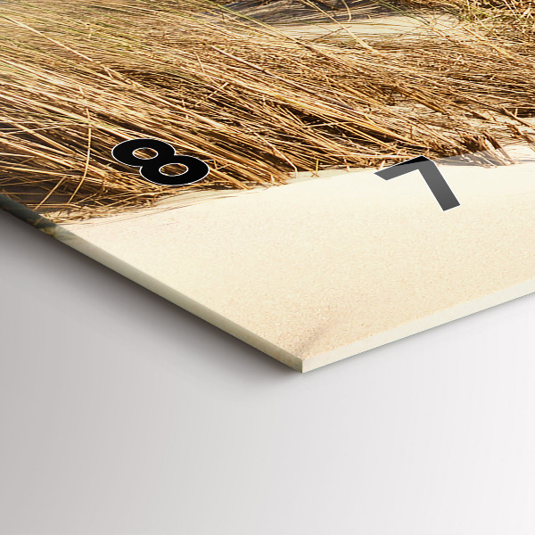 Horizontálne hodiny Výhľad na pláž