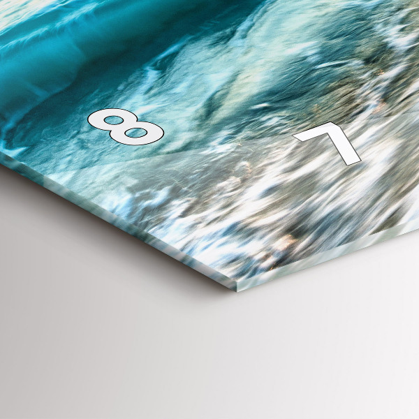 Horizontálne hodiny Pláž, more a piesok