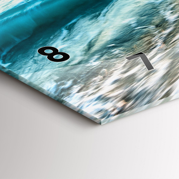 Horizontálne hodiny Pláž, more a piesok