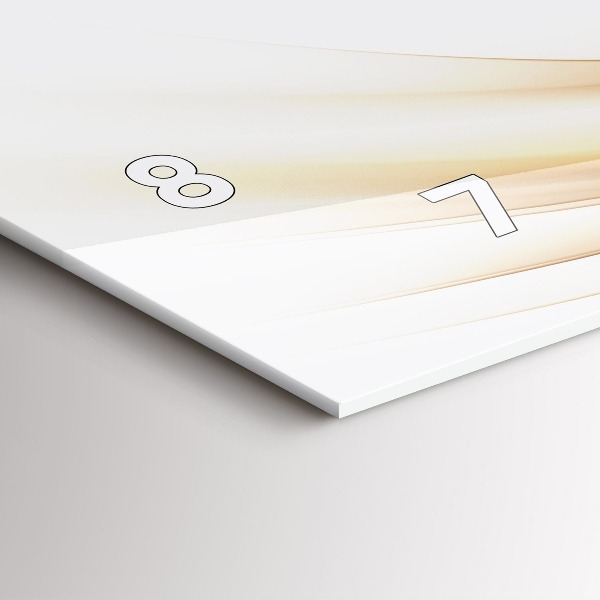 Horizontálne hodiny Zlatá abstrakcia