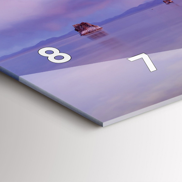 Horizontálne hodiny Kalifornský východ slnka