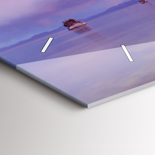 Horizontálne hodiny Kalifornský východ slnka