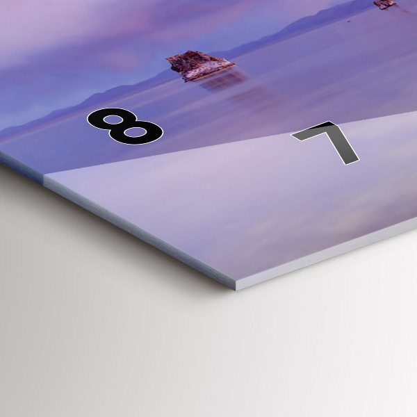 Horizontálne hodiny Kalifornský východ slnka