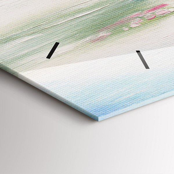 Horizontálne hodiny Stromová mozaika