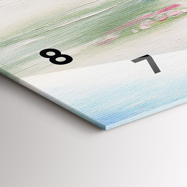 Horizontálne hodiny Stromová mozaika