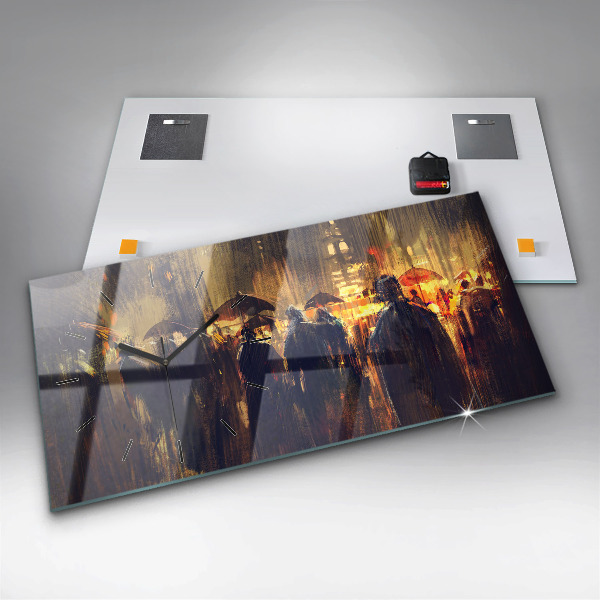 Horizontálne hodiny Impresionizmus v umení Rynek